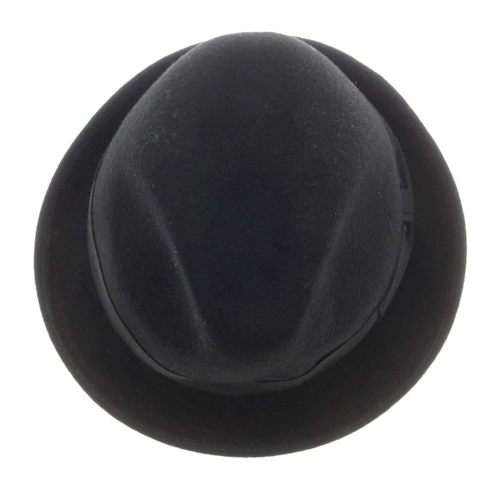 【中古】テシ Tesi ウール 中折れハット ブラック【 58 】【 状態ランクC 】【 メンズ 】