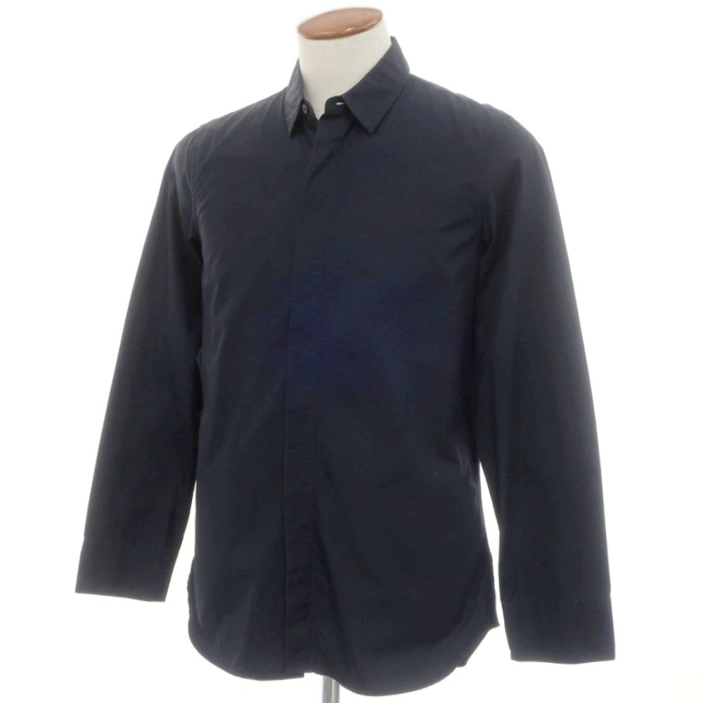 [Used] JIL SANDER Cotton Casual Shirt Navy [40] [Condition Rank C] [Men&