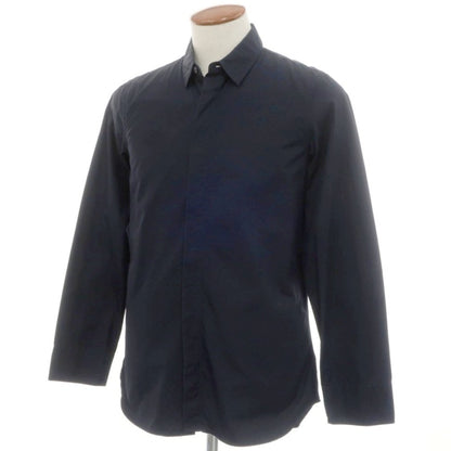[Used] JIL SANDER Cotton Casual Shirt Navy [40] [Condition Rank C] [Men&