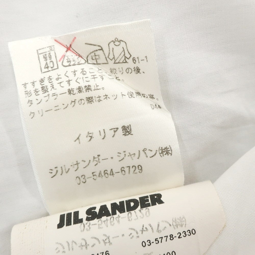[Used] JIL SANDER Cotton Short Sleeve Shirt White [39] [Condition Rank C] [Men&