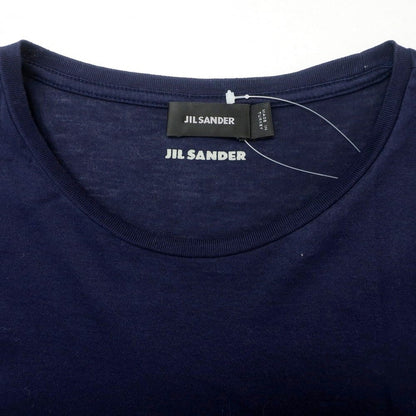 [Used] JIL SANDER Cotton Crew Neck Short Sleeve T-Shirt Navy [M] [Condition Rank C] [Men&