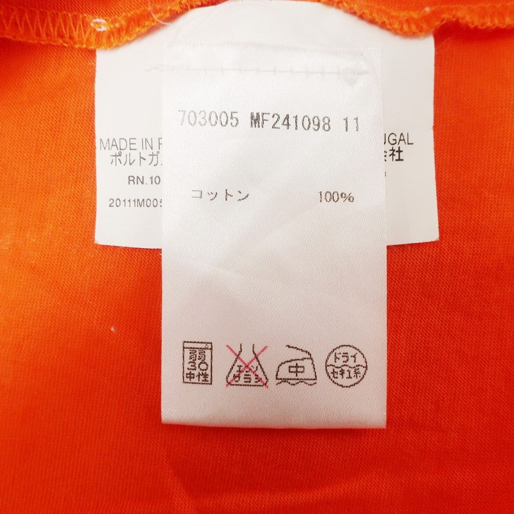 [Used] JIL SANDER Cotton Crew Neck Short Sleeve T-Shirt Orange [S] [Condition Rank B] [Men&