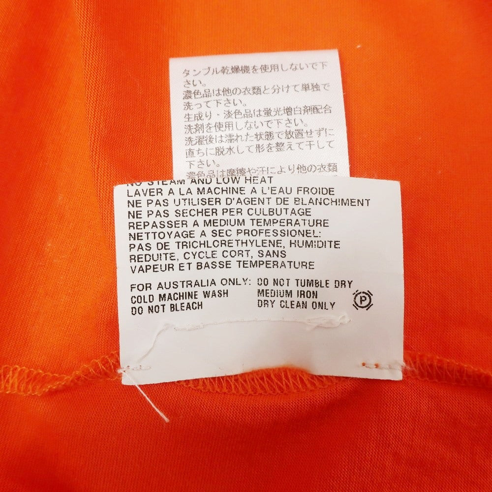 [Used] JIL SANDER Cotton Crew Neck Short Sleeve T-Shirt Orange [S] [Condition Rank B] [Men&