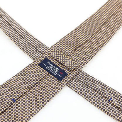 [Used] Makers Shirt Kamakura Silk Polka Dot Tie Brown x Navy [Condition Rank B] [Men&