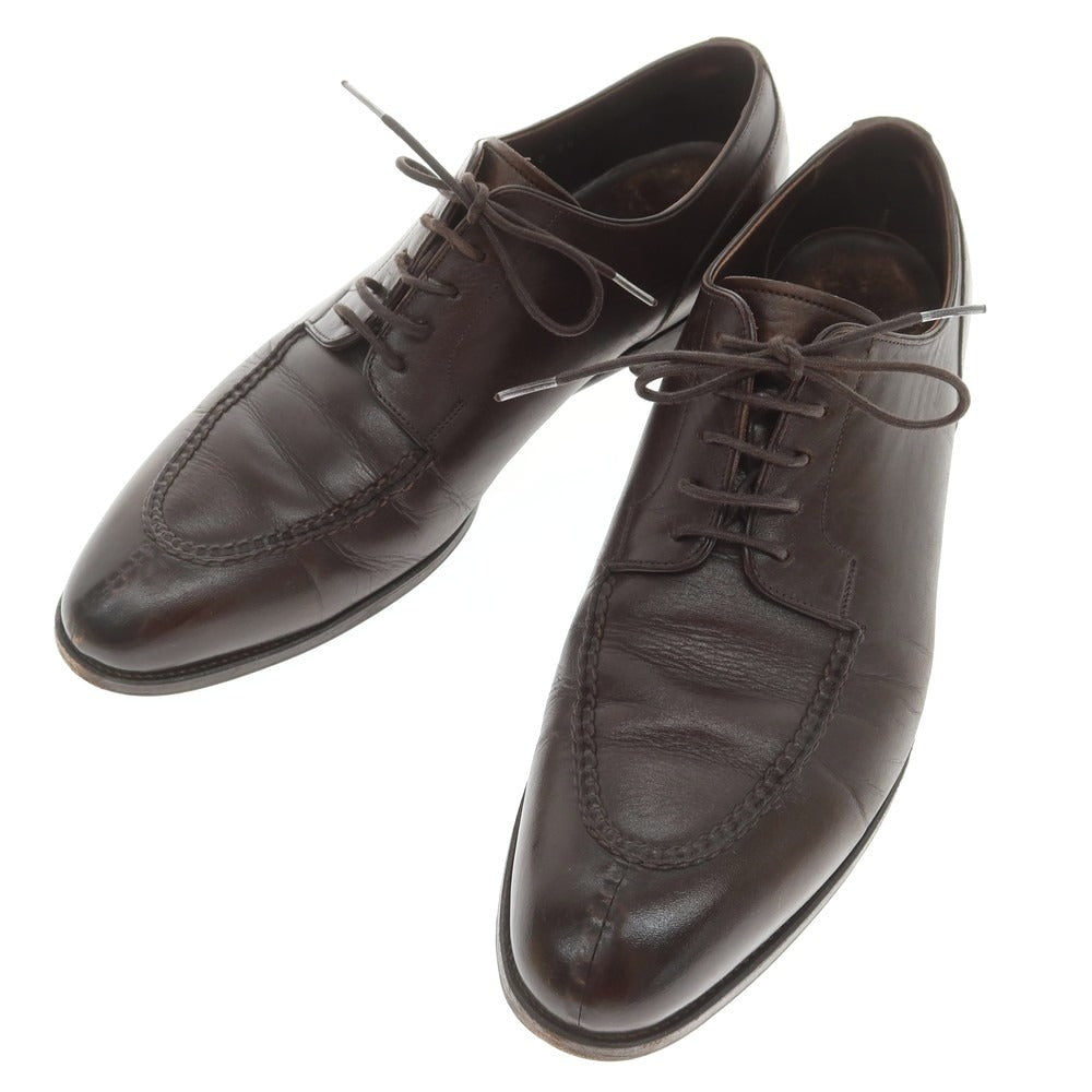 [Used] Miyagi Kogyo U-tip dress shoes, dark brown [7 1/2] [Condition: C] [Men&