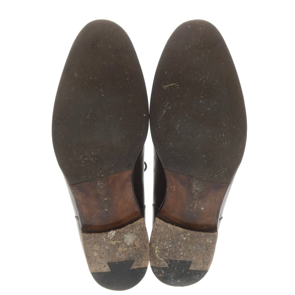 [Used] Miyagi Kogyo U-tip dress shoes, dark brown [7 1/2] [Condition: C] [Men&