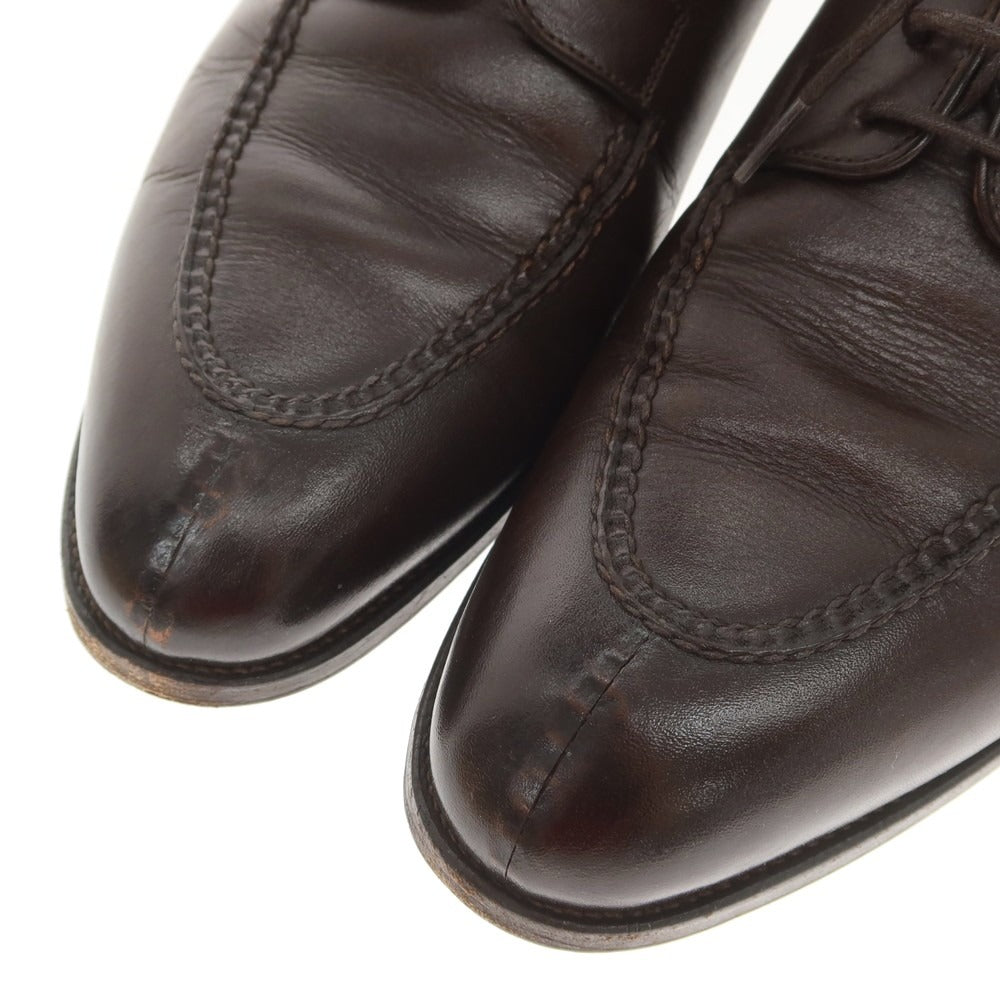 [Used] Miyagi Kogyo U-tip dress shoes, dark brown [7 1/2] [Condition: C] [Men&