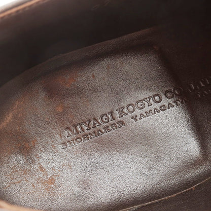 [Used] Miyagi Kogyo U-tip dress shoes, dark brown [7 1/2] [Condition: C] [Men&