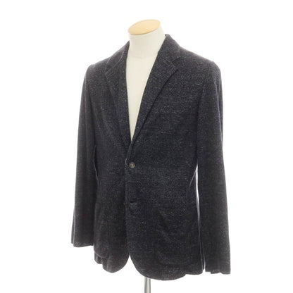 [Used] LARDINI Linen Cotton 2B Knit Jacket Charcoal [XS] [Condition Rank B] [Men&