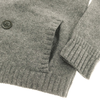 【中古】スリードッツ three dots ミドルゲージ ウールカシミヤ カーディガン グレー【 M 】【 状態ランクB 】【 メンズ 】