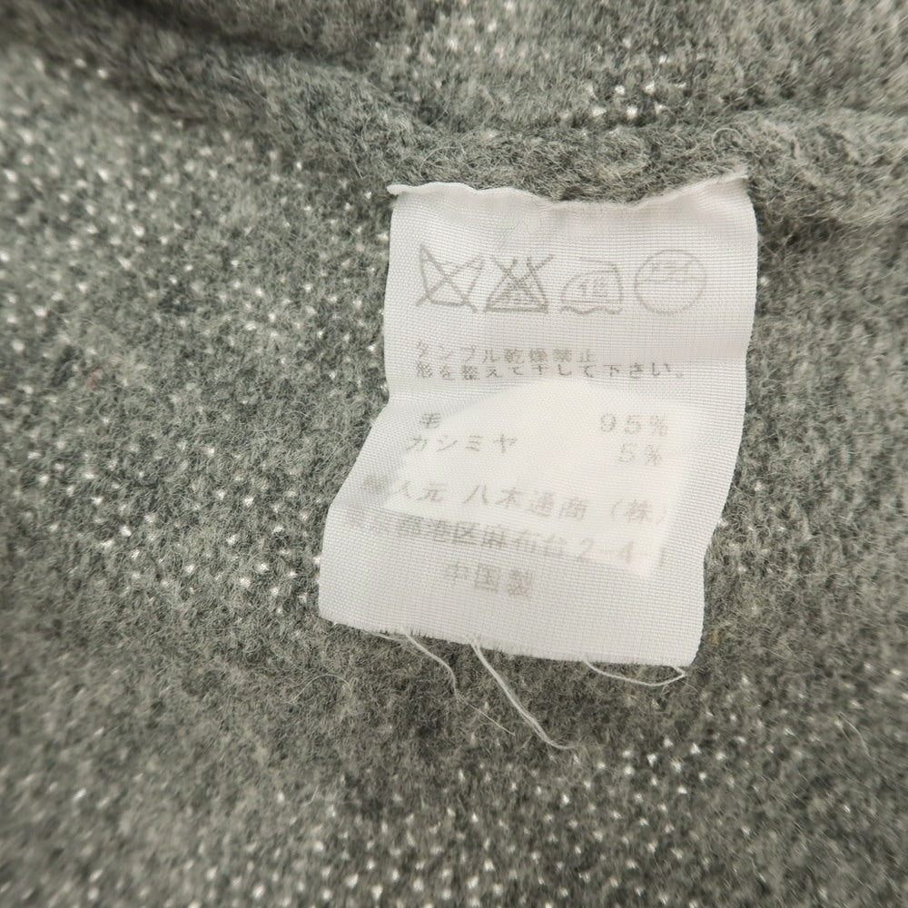 【中古】スリードッツ three dots ミドルゲージ ウールカシミヤ カーディガン グレー【 M 】【 状態ランクB 】【 メンズ 】