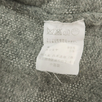 【中古】スリードッツ three dots ミドルゲージ ウールカシミヤ カーディガン グレー【 M 】【 状態ランクB 】【 メンズ 】