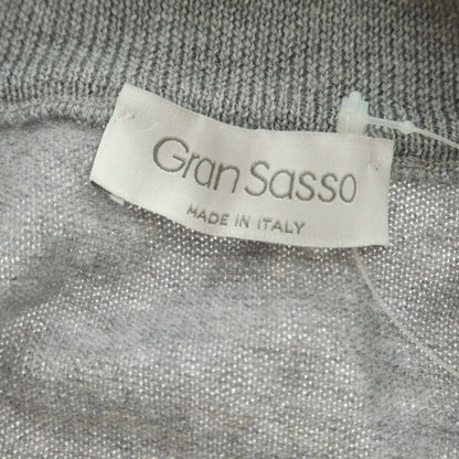 【中古】グランサッソ GRAN SASSO ハイゲージ ウール カーディガン グレー【 48 】【 状態ランクB 】【 メンズ 】