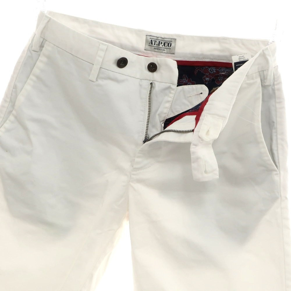 [Used] Atipico AT.P.CO Stretch Cotton Shorts White [44] [Condition Rank C] [Men&