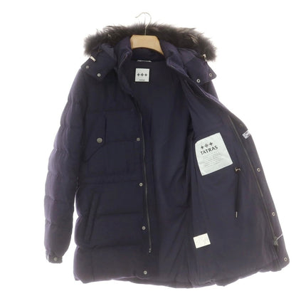 【中古】タトラス TATRAS ウールカシミヤ ファー ダウンコート ネイビー【 2 】【 状態ランクB 】【 メンズ 】