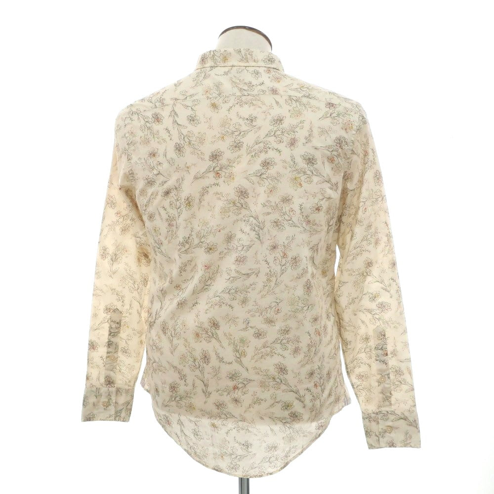 [Used] Paul Smith Collection PAUL SMITH COLLECTION Cotton Botanical Pattern Regular Collar Casual Shirt Light Beige [XL] [Condition Rank B] [Men&