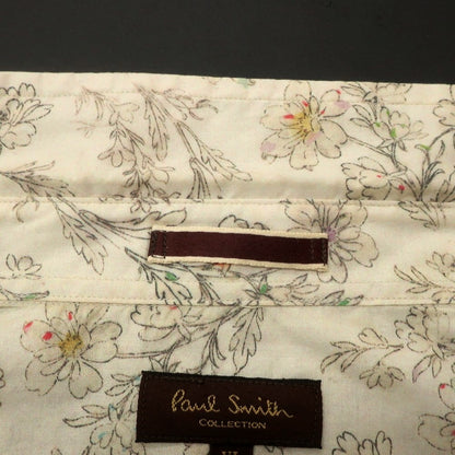 [Used] Paul Smith Collection PAUL SMITH COLLECTION Cotton Botanical Pattern Regular Collar Casual Shirt Light Beige [XL] [Condition Rank B] [Men&