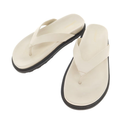 [Used] [Unused] CAMINANDO Leather thong sandals, off-white [8] [Condition rank S] [Men&