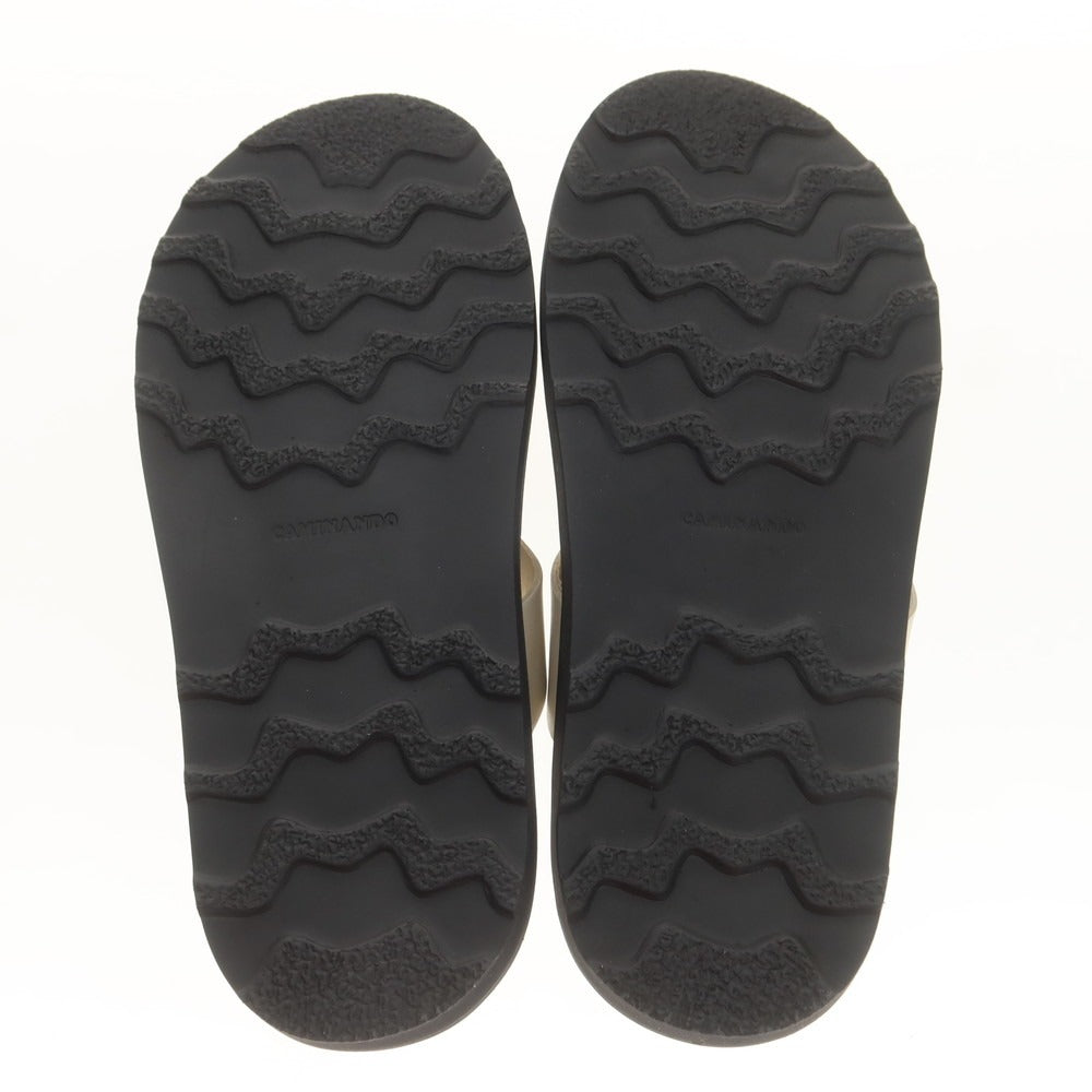[Used] [Unused] CAMINANDO Leather thong sandals, off-white [8] [Condition rank S] [Men&