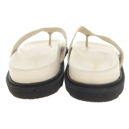 [Used] [Unused] CAMINANDO Leather thong sandals, off-white [8] [Condition rank S] [Men&