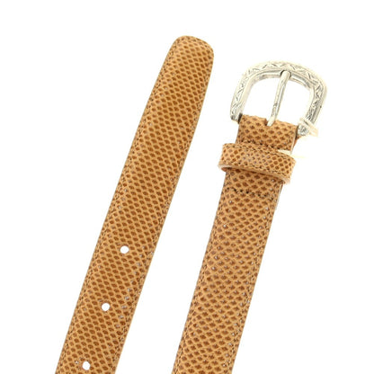 【中古】アンボワーズ AMBOISE カロングレザー ベルト ベージュ【 40/100 】【 状態ランクA 】【 メンズ 】