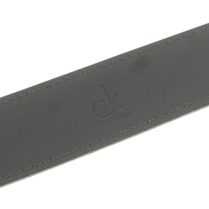【中古】シーケーカルバンクライン ck 型押しレザー ベルト グリーン【 表記なし 】【 状態ランクA 】【 メンズ 】