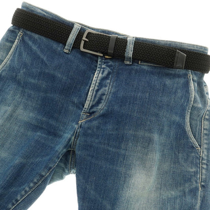 【中古】セオリー theory エラスティック ベルト ブラック【 34 】【 状態ランクA 】【 メンズ 】