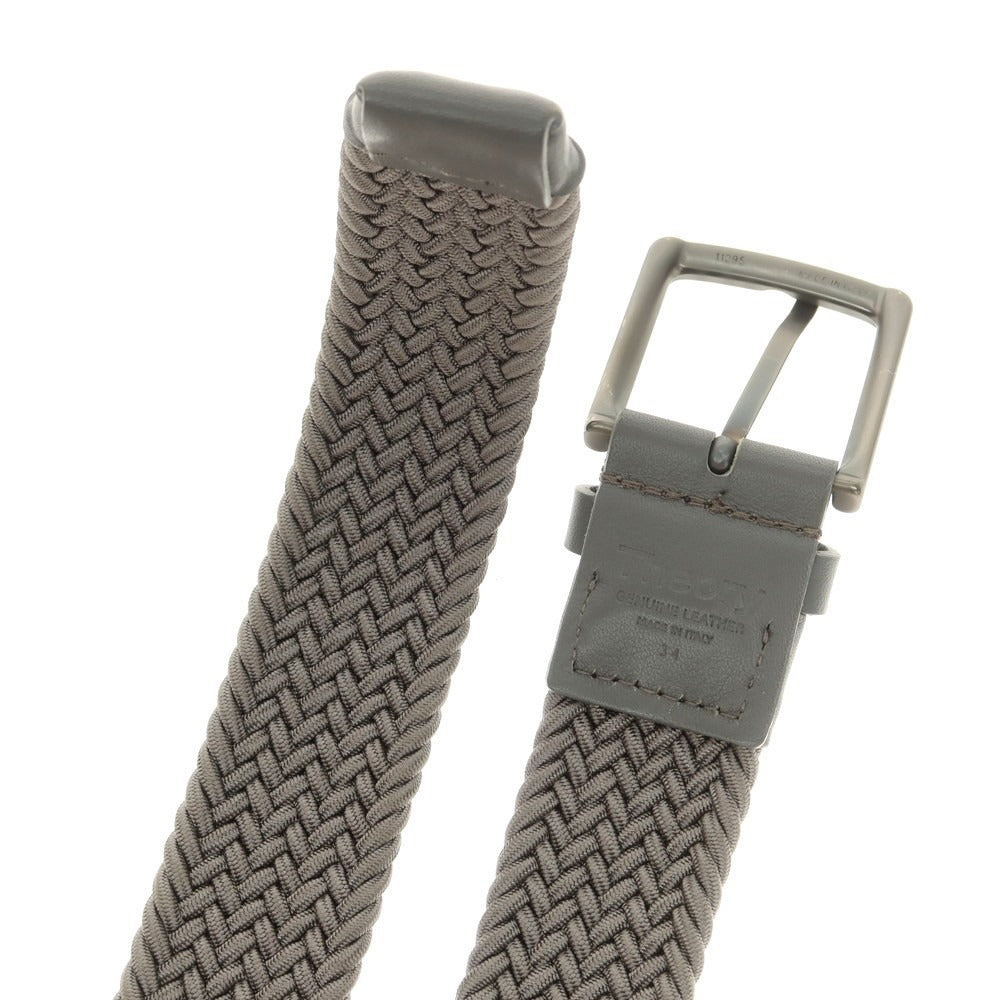 【中古】セオリー theory エラスティック ベルト グレー【 34 】【 状態ランクA 】【 メンズ 】