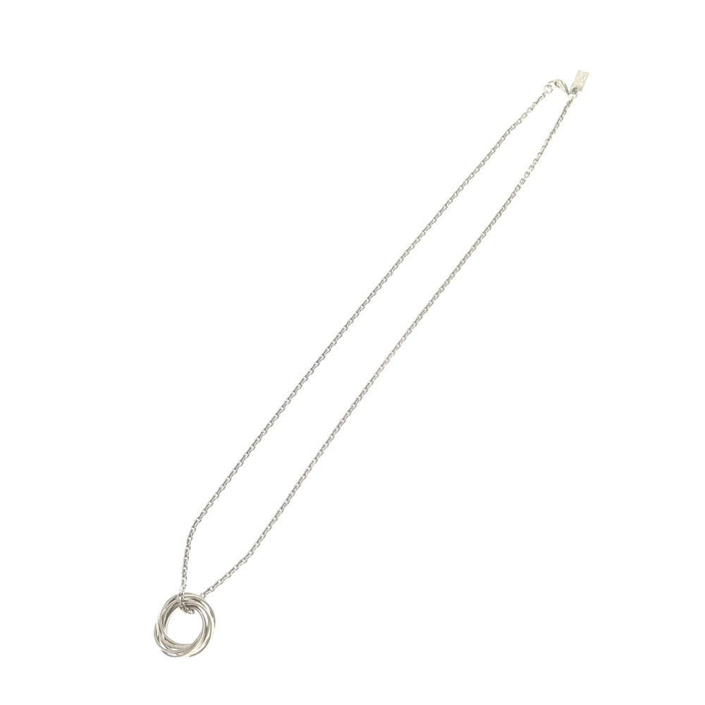 【中古】ユリウス JULIUS 7連リング ネックレス シルバーブラック【 状態ランクB 】【 メンズ 】