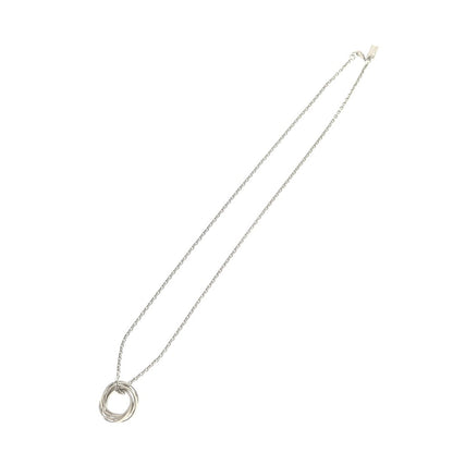【中古】ユリウス JULIUS 7連リング ネックレス シルバーブラック【 状態ランクB 】【 メンズ 】