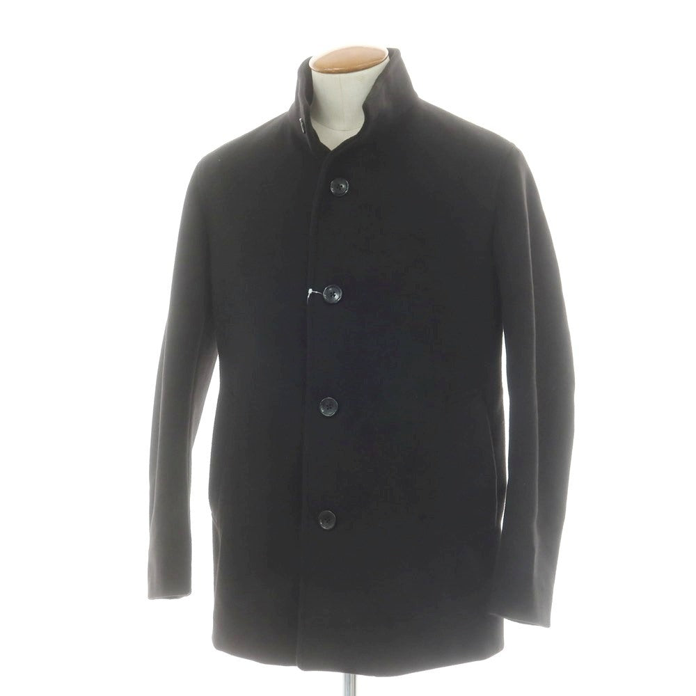 【中古】ア デイ イン ザ ライフ ユナイテッドアローズ a day in the life united arrows ニットメルトン レイズドネックコート ブラック【 M 】【 状態ランクA 】【 メンズ 】