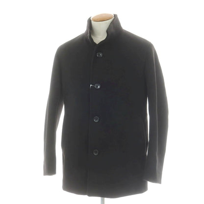 【中古】ア デイ イン ザ ライフ ユナイテッドアローズ a day in the life united arrows ニットメルトン レイズドネックコート ブラック【 M 】【 状態ランクA 】【 メンズ 】