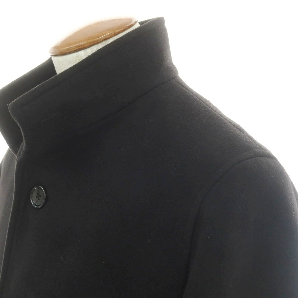 【中古】ア デイ イン ザ ライフ ユナイテッドアローズ a day in the life united arrows ニットメルトン レイズドネックコート ブラック【 M 】【 状態ランクA 】【 メンズ 】