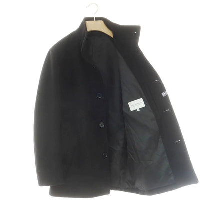 【中古】ア デイ イン ザ ライフ ユナイテッドアローズ a day in the life united arrows ニットメルトン レイズドネックコート ブラック【 M 】【 状態ランクA 】【 メンズ 】