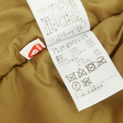 【中古】ビームスプラス BEAMS PLUS リップストップナイロン 中綿ダウンベスト カーキ【 L 】【 状態ランクB 】【 メンズ 】