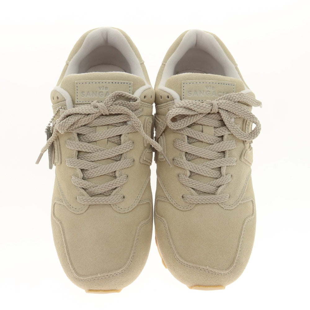 [Used] [Unused] Sangacio Suede Sneakers Beige [24.5cm] [Condition Rank S] [Men&