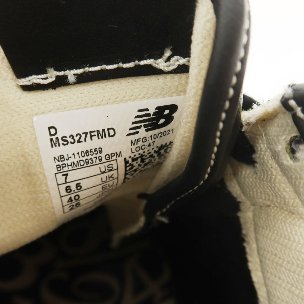 [Used] New Balance x Frank Muller MS327 Sneakers Black [25cm] [Condition Rank B] [Men&