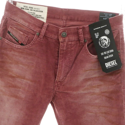 【中古】ディーゼル DIESEL ストレッチ コットンポリエステル コーデュロイパンツ ワインレッド【 31 】【 状態ランクA 】【 メンズ 】