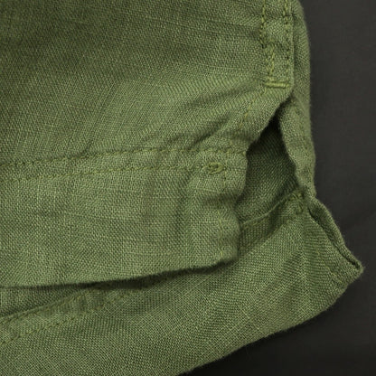 [New] SSEINSE Linen Pullover Short Sleeve Shirt Olive [S] [Condition Rank N] [Men&