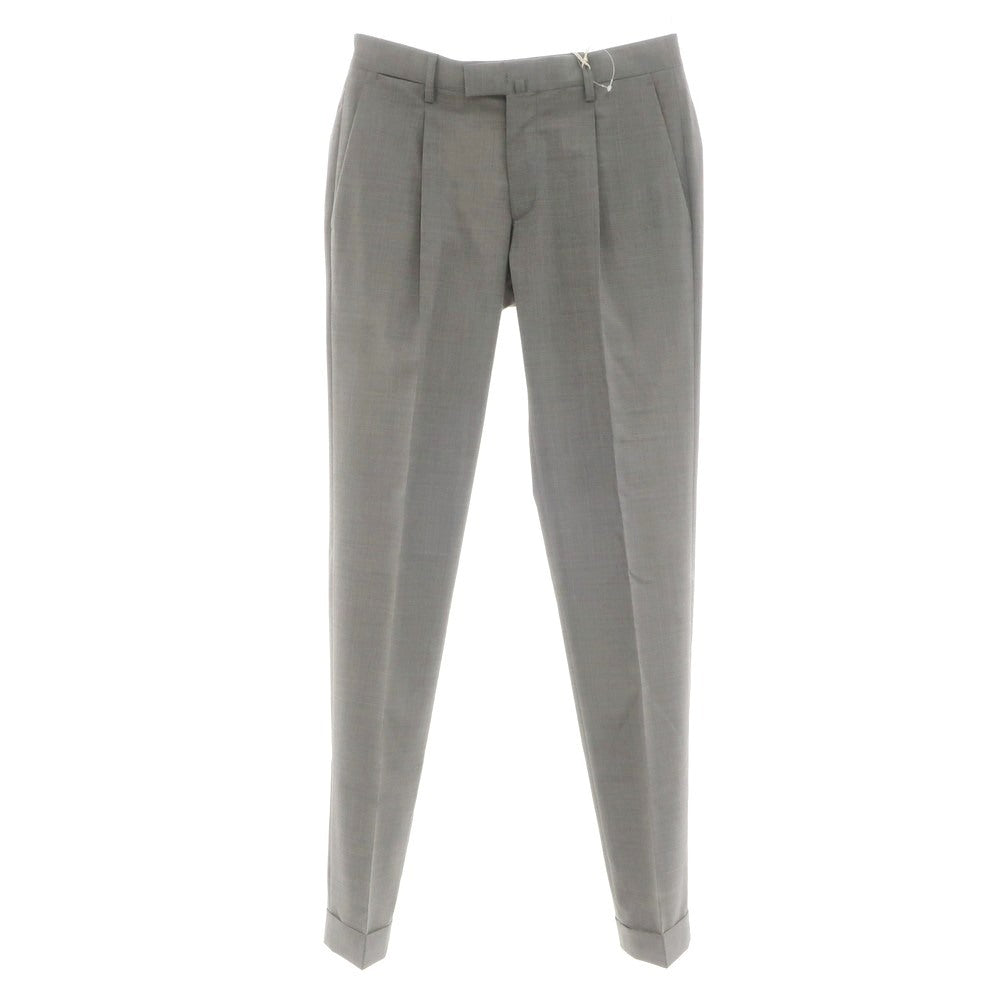 [New] BRIGLIA 1949 Wool Polyester Dress Slacks Pants Gray [43] [Condition Rank N] [Men&