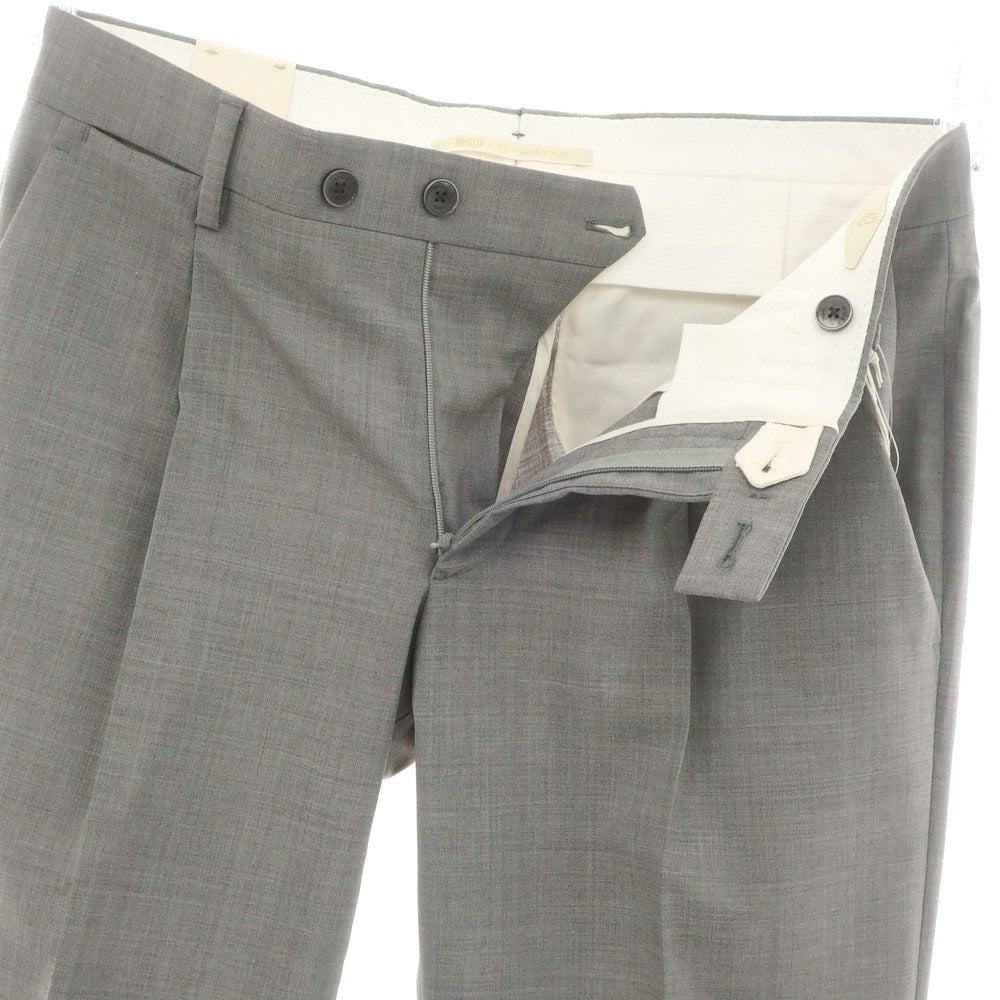 [New] BRIGLIA 1949 Wool Polyester Dress Slacks Pants Gray [43] [Condition Rank N] [Men&