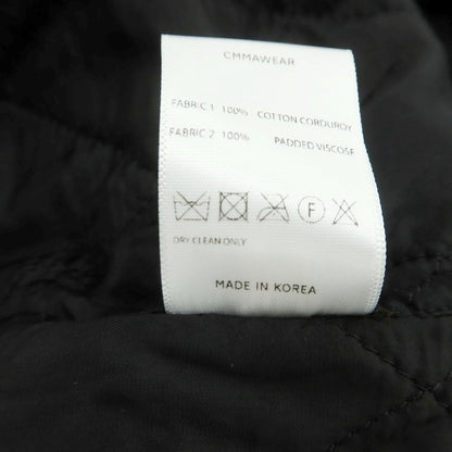 【中古】コマウェア cmmawear コーデュロイ チェック 中綿入り 変形 トレンチコート ブルーxオリーブ【 M 】【 状態ランクB 】【 メンズ 】