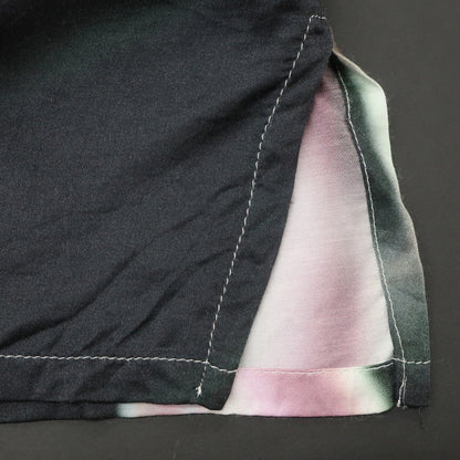 [Used] Gerrit Jacob Rayon Open Collar Short Sleeve Shirt Silver x Green [M] [Condition Rank C] [Men&