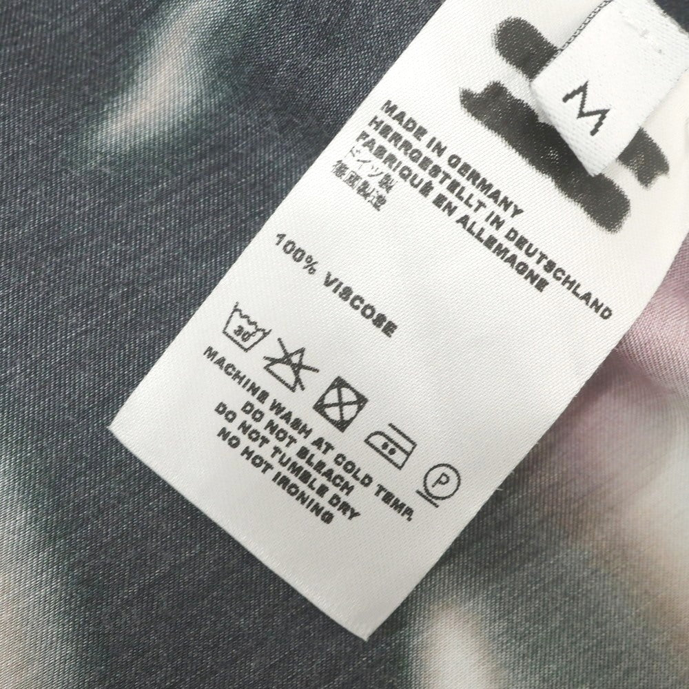 [Used] Gerrit Jacob Rayon Open Collar Short Sleeve Shirt Silver x Green [M] [Condition Rank C] [Men&