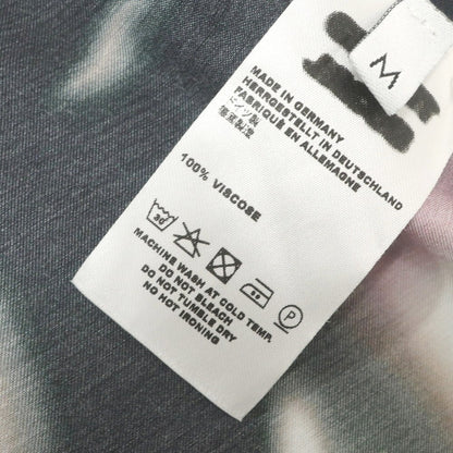 [Used] Gerrit Jacob Rayon Open Collar Short Sleeve Shirt Silver x Green [M] [Condition Rank C] [Men&