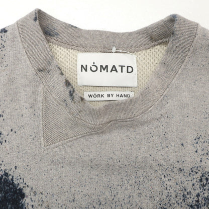 【中古】ノーマティーディー NOMA t.d. コットン クルーネック スウェット グレーxネイビー【 2 】【 状態ランクB 】【 メンズ 】 [APD]