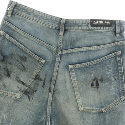 【中古】バレンシアガ BALENCIAGA ダメージ加工 コットン ジーンズ ショートパンツ ブルー【 XS 】【 状態ランクB 】【 メンズ 】
[BPD]