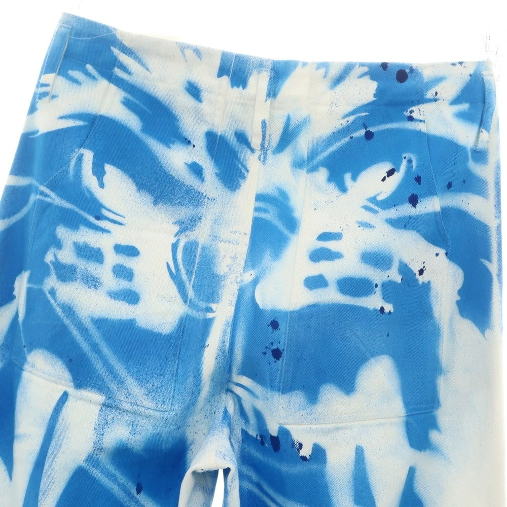 【中古】ジェリット ジェイコブ Gerrit Jacob コットン デニムパンツ ホワイトxブルー【 30 】【 状態ランクB 】【 メンズ 】[EPD]