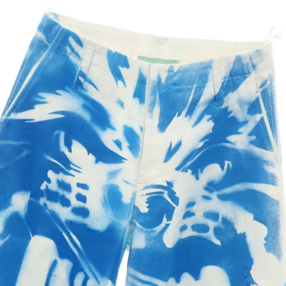 【中古】ジェリット ジェイコブ Gerrit Jacob コットン デニムパンツ ホワイトxブルー【 30 】【 状態ランクB 】【 メンズ 】[EPD]