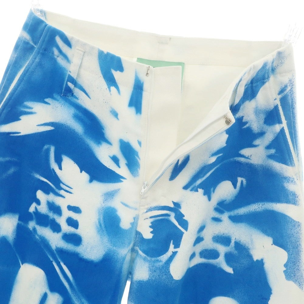 【中古】ジェリット ジェイコブ Gerrit Jacob コットン デニムパンツ ホワイトxブルー【 30 】【 状態ランクB 】【 メンズ 】[EPD]